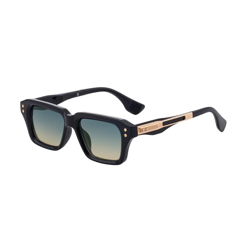 2026 Fashion Square Sunglasses Men Vintage Rivet Sun Glasses Women Brand Designer Eyeglasses Driving Eyewear Hombre Lunette