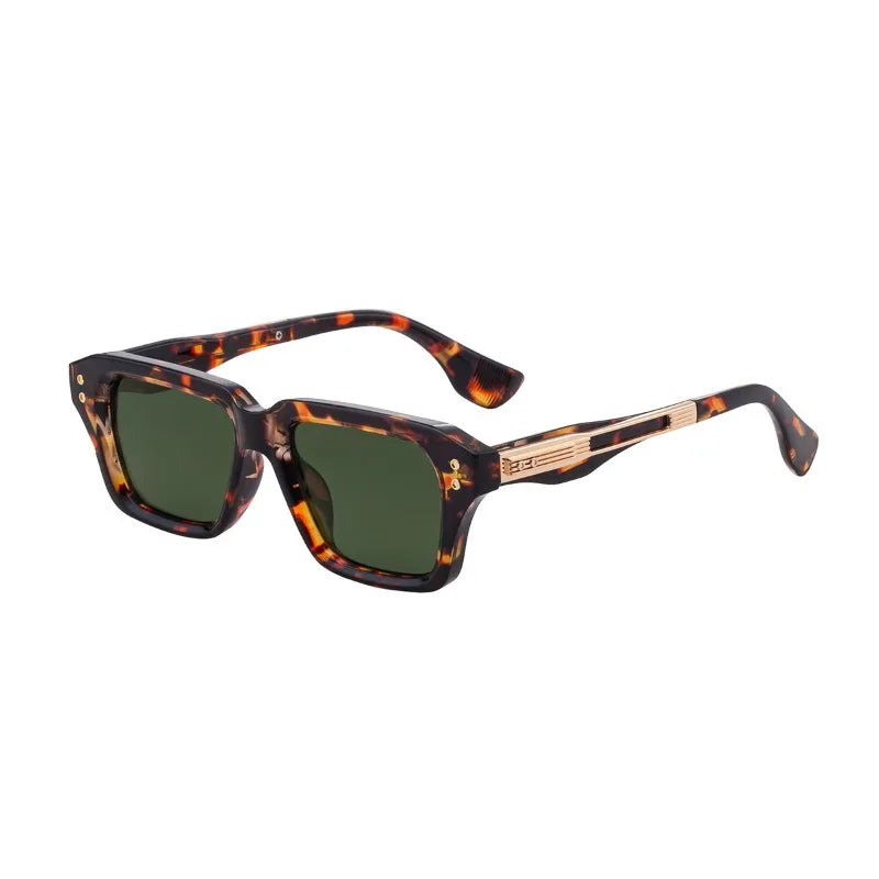 2026 Fashion Square Sunglasses Men Vintage Rivet Sun Glasses Women Brand Designer Eyeglasses Driving Eyewear Hombre Lunette