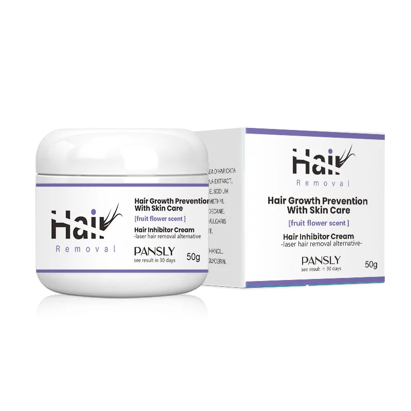 50g Hair Inhibitor Stop Hair Growth Removal Permanent Cream Beard Bikini Intimate Legs Body Armpit Lotioin Painless Depilatory