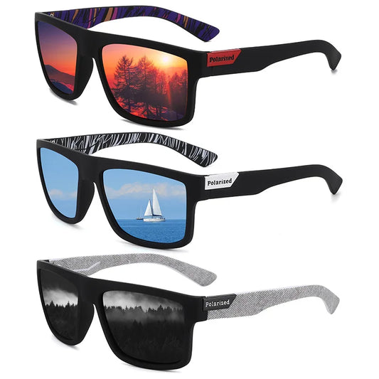 Fashion Luxury Polarized Sunglasses Fashion Square Male Sun Glasses Vintage Driving Climbing Eyeglasses Sport Shades UV400