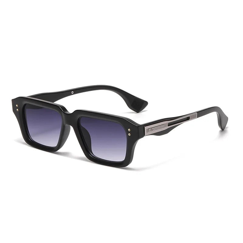 2026 Fashion Square Sunglasses Men Vintage Rivet Sun Glasses Women Brand Designer Eyeglasses Driving Eyewear Hombre Lunette